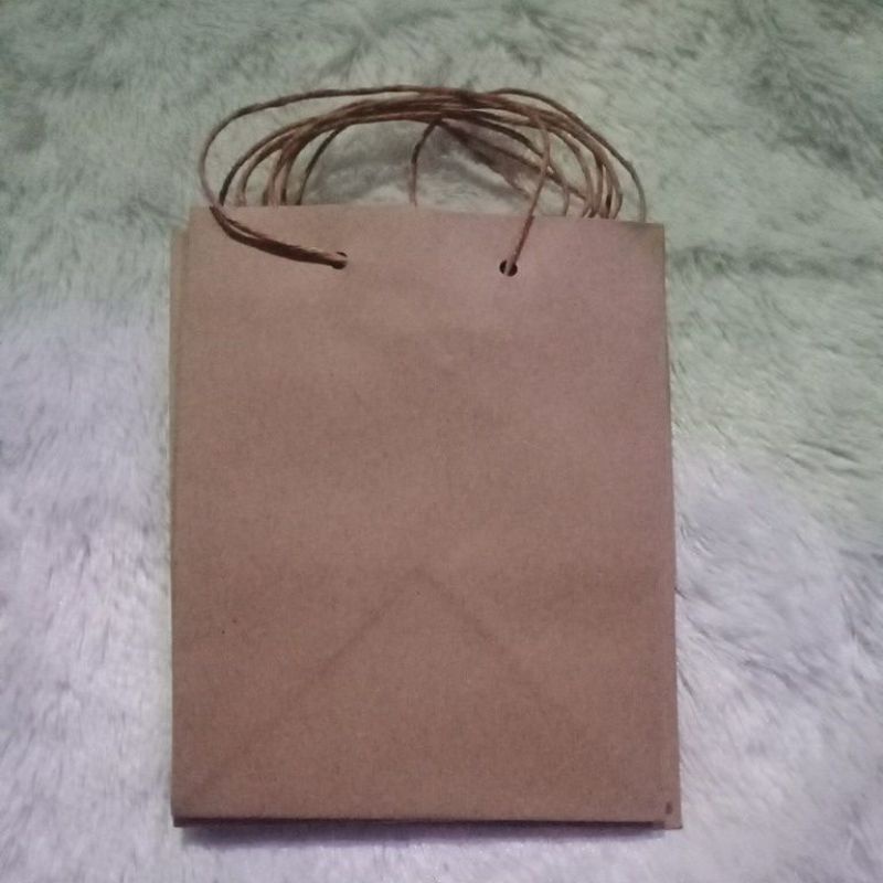 

Paperbag coklat polos 16x16x20cm