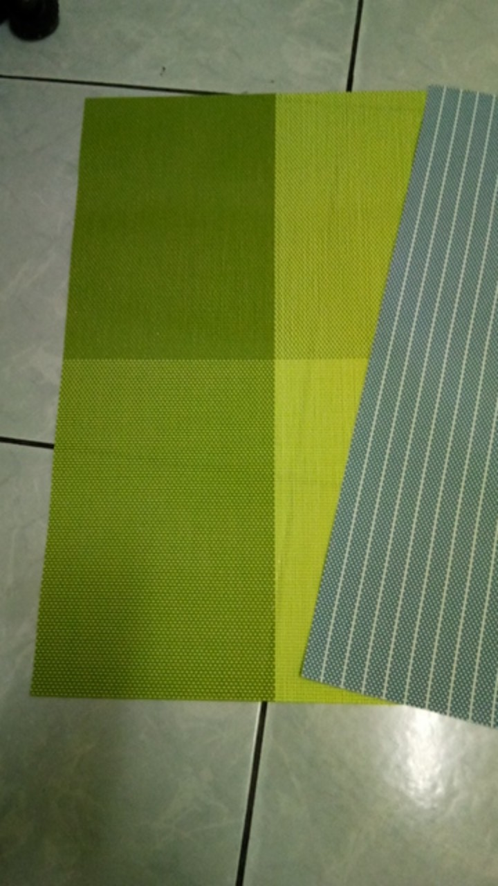 Tatakan Piring Gelas Di Meja Makan Pvc Tahan Panas Anti Slip - Dekorasi Meja F227