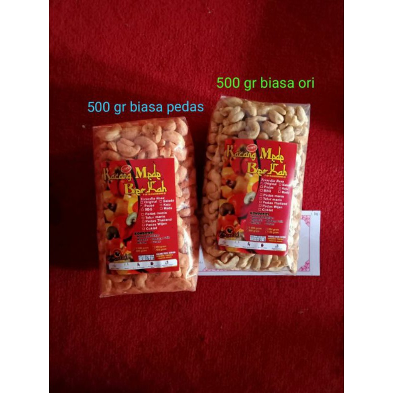 

Kacang Mede/Mete/Mente Wonogiri Biasa Original dan All Varian Rasa 500gr