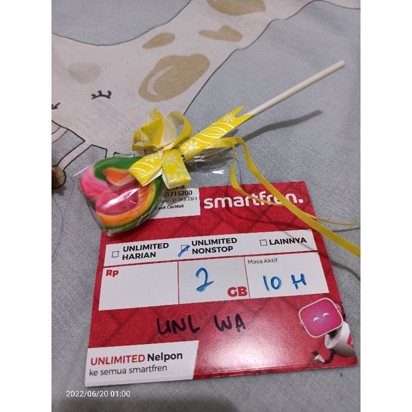 Perdana Kuota Smartfren 2gb Unlimited WA
