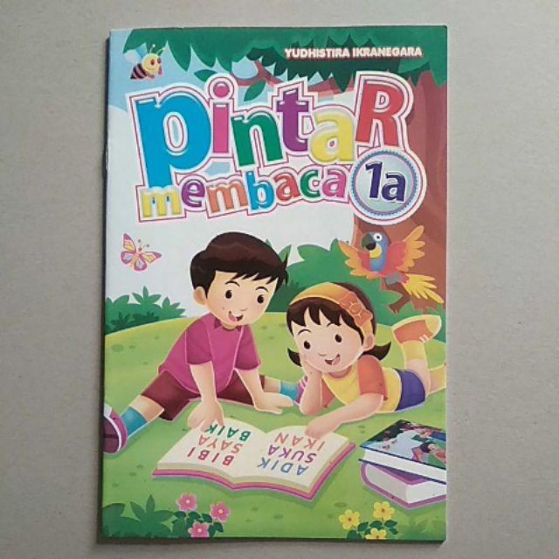 1 PAKET 2  BUKU PINTAR MEMBACA 1A DAN 1B KERTAS HVS-1