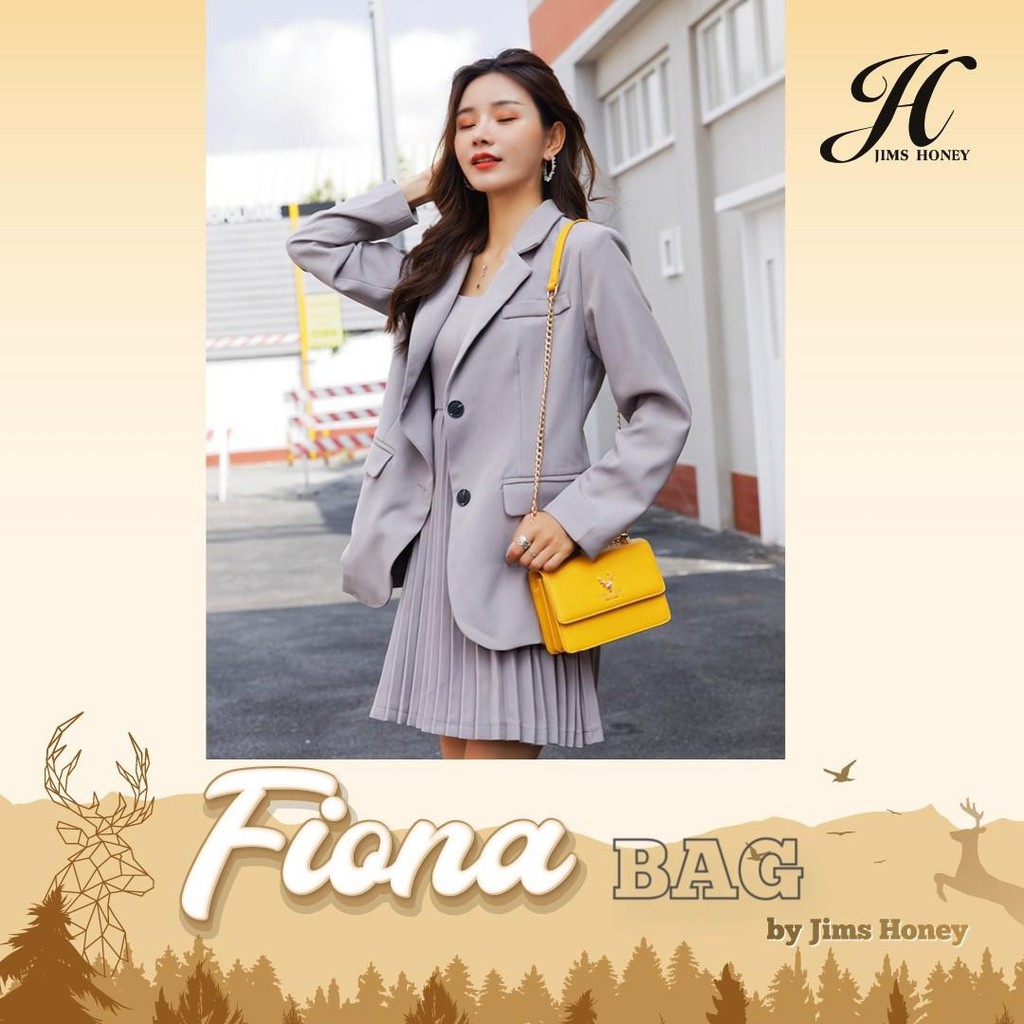 Jims Honey Fiona Bag Tas Selempang Wanita Murah Import Sling Cewek Casual Pesta Fashion Jimshoney