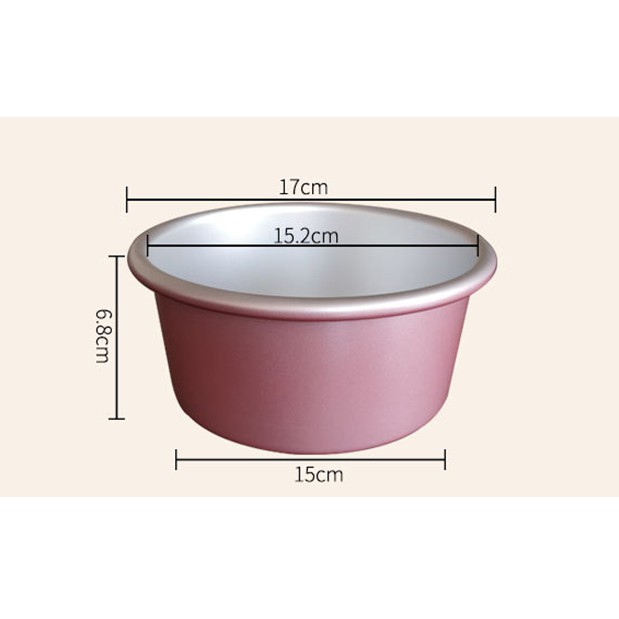 Loyang Bulat Bongpas (Bongkar Pasang) Pink Pearl / Loyang Cake / Kue