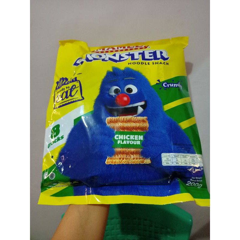 

MAMEE MONSTER Rasa Ayam / Noodle Snack Chicken Flavour / Snack Jadul / Snack Mie / Makanan Ringan / Noodle Snack
