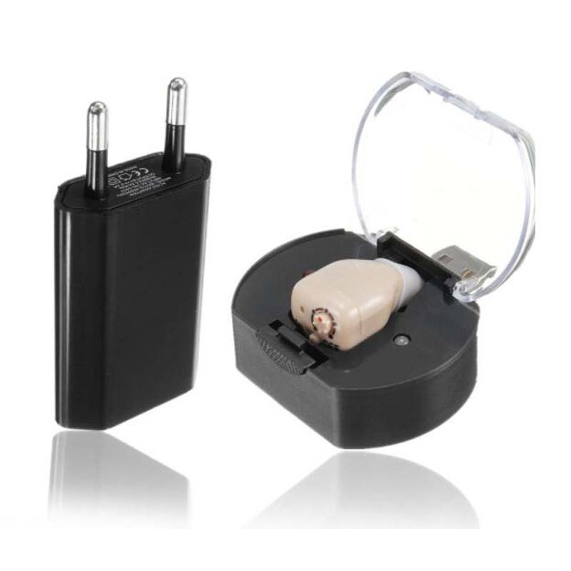 Alat Bantu Dengar In Ear Hearing Aid with Charging Station - JZ-1088H2