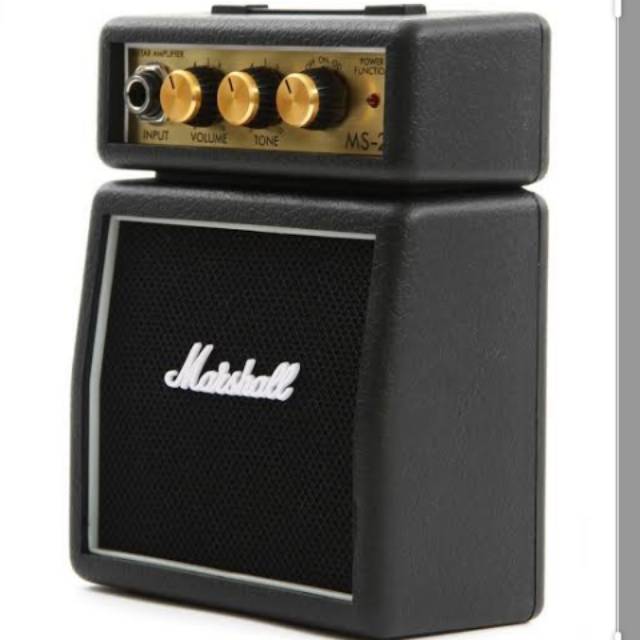 Marshall MS2 Mini Guitar Amplifier Portable Speaker