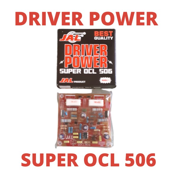 KIT DRIVER POWER AMPLI SUPER OCL 506 MONO 500WATT SOCL AMPLIFIER DREPER DREFER DREVER DRIPER EMPLI