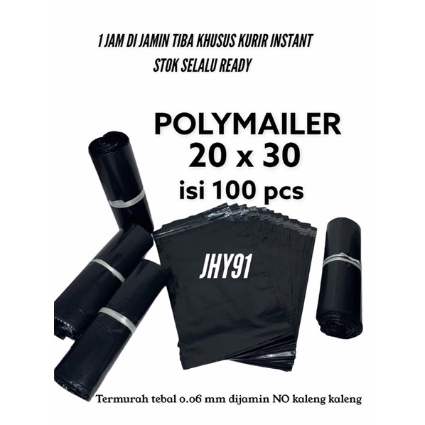 

KANTONG PLASTIK PACKING ONLINE SHOP + LEM POLYMAILER TEBAL PREMIUM 20x30 cm