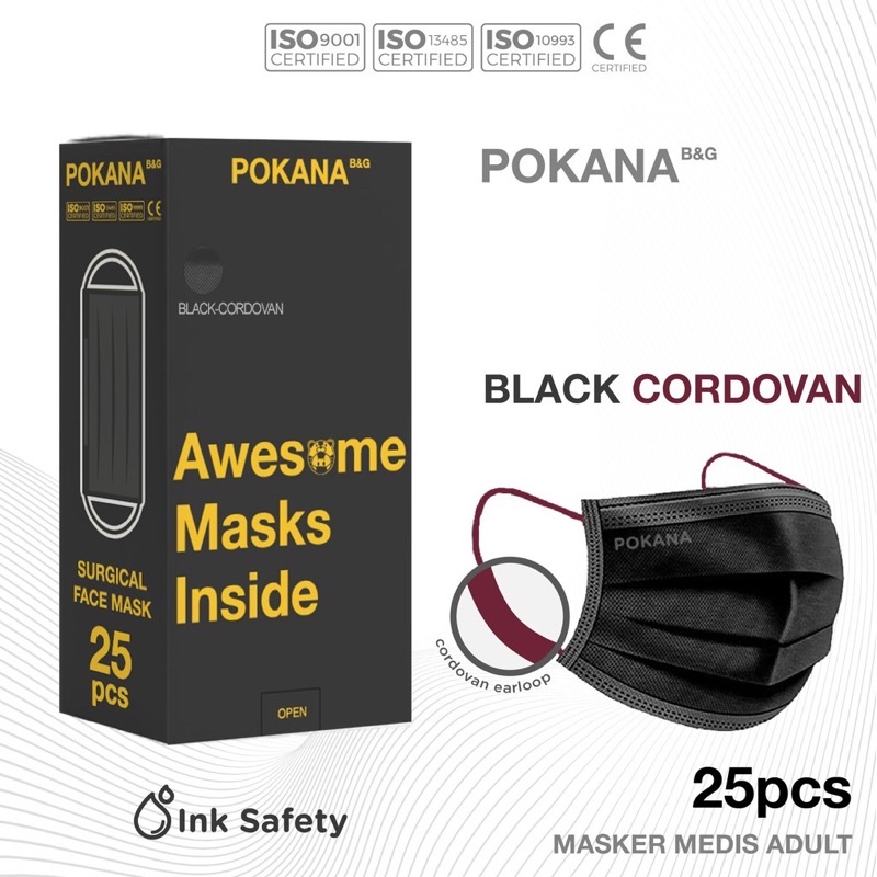 POKANA B&amp;G 4ply earloop Surgical Face Mask