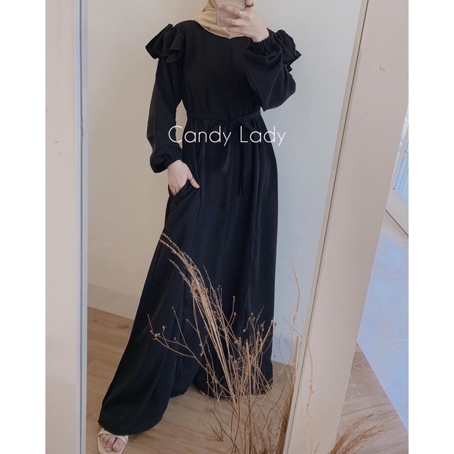 (RPA) GAMIS ELWINA REMPEL DAILY BUSUI WANITA DRESS MOSCREPE PREMIUM