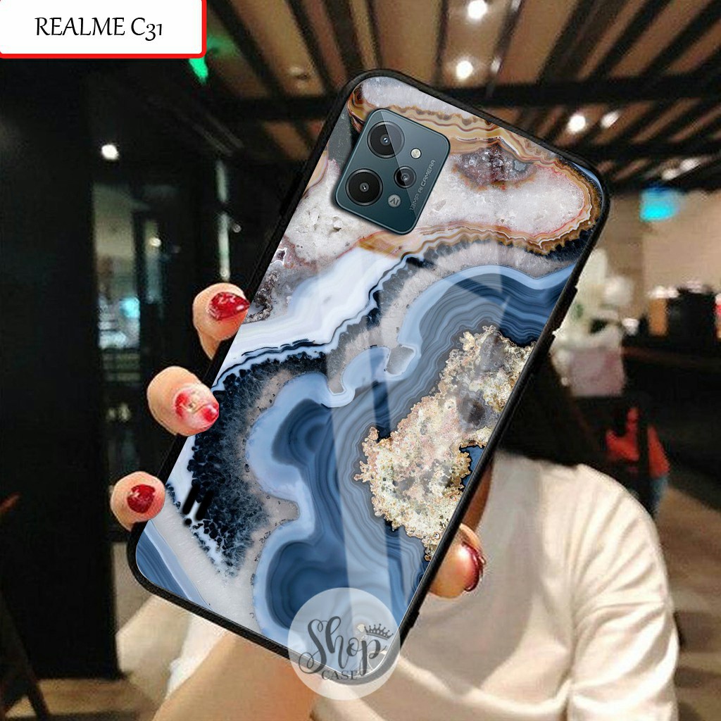 Softcase Glass Realme C31 - Case Realme C31 - case Realme C31 - kesing Realme C31 - softcase Realme 