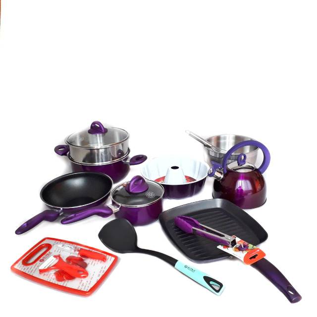 Supra 17 Pcs Cookware