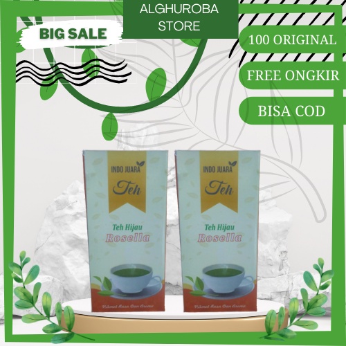 Teh Celup Herbal Bunga Rosella Alami isi 20 sachet Original