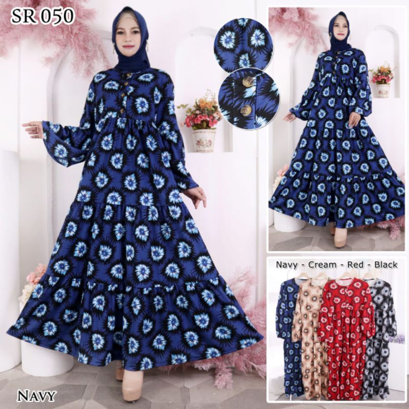 GROSIR ( 50 rb x 6 pcs) -KODE -050 Gamis voxy Busui