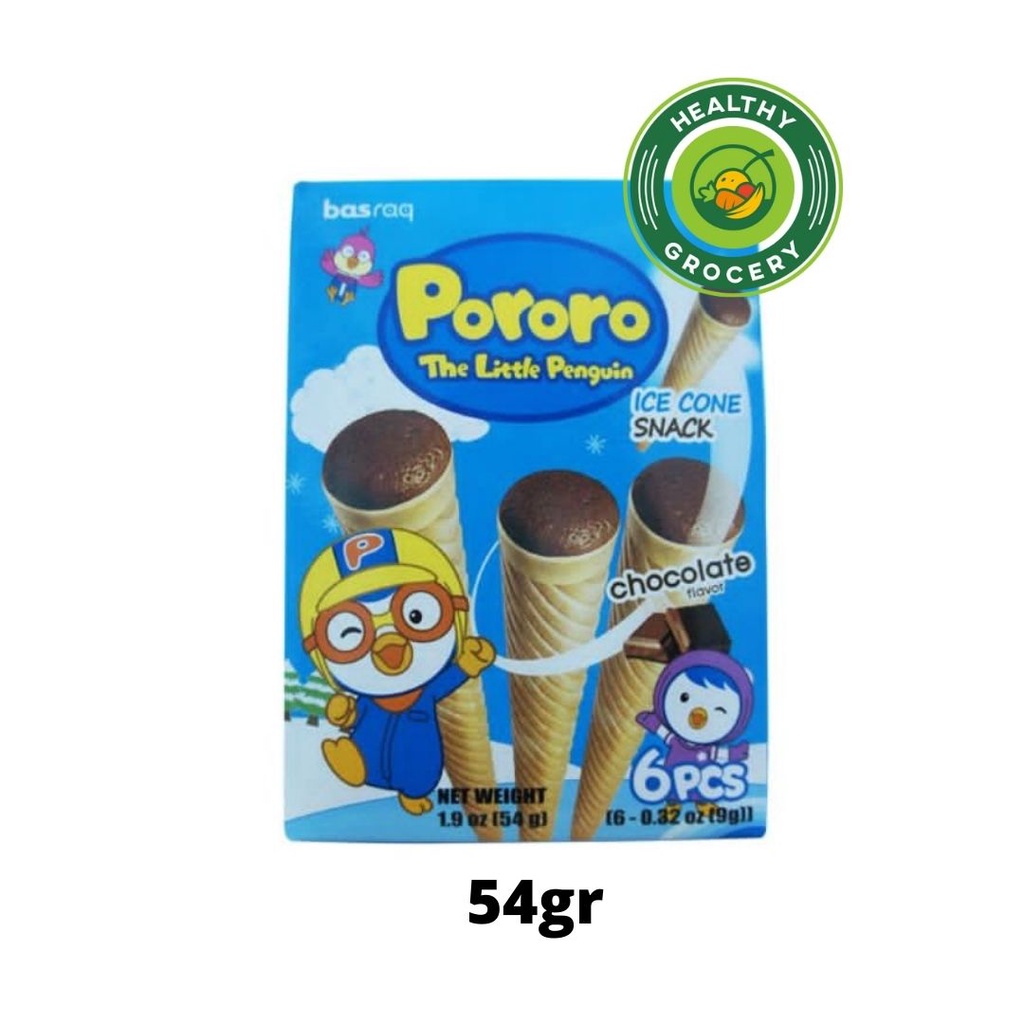 Pororo The Little Penguin Ice Cone Snack 54gr All Varian