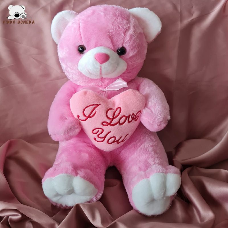 0Boneka Teddy Bear Love | Boneka Termurah Terlaris Untuk Kado Pacar