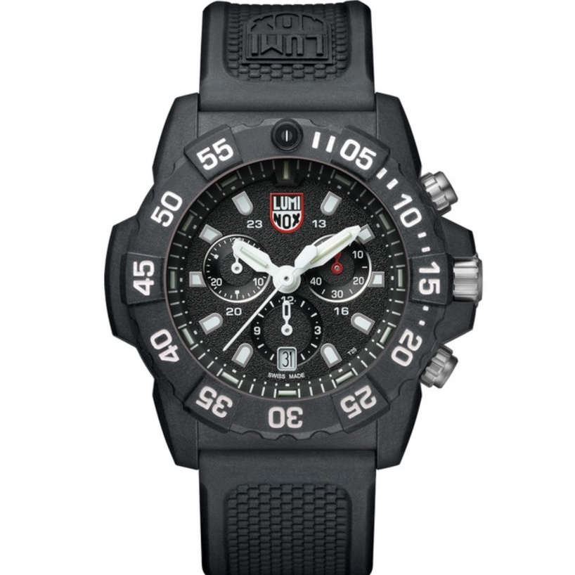 Jam Tangan Pria Luminox 3581 L.3581 Navy SEAL Chronograph Military Dive Watch Original