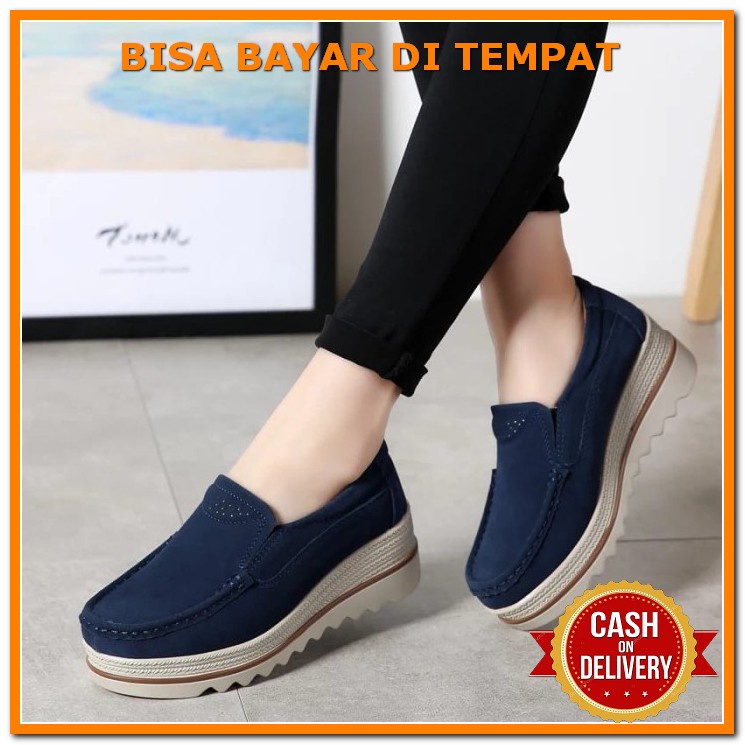 Sandal Weges Kl174/Weges Wanita Terbaru Korean Style Nyaman Dipak ZW703 Sepatu Sepatu Kasual Suede