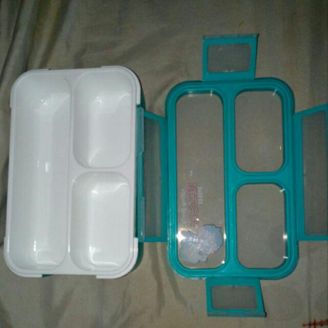 Yooyee Mini Kotak Makan Lunch Box Yooyee Mini Sekat 3 Mini Yooyee 606 F1