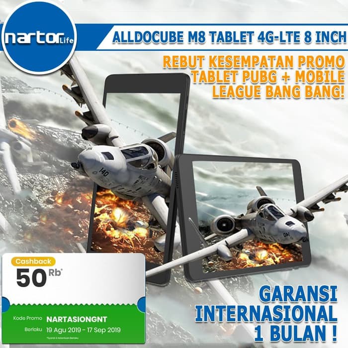 Alldocube M8 Phone Call Tablet Dual SIM 4G-LTE 8inch Android 8.0 OS
