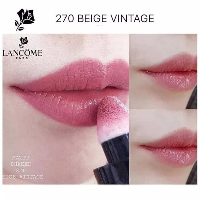 lancome matte shaker lip stain beige vintage CEGICAP