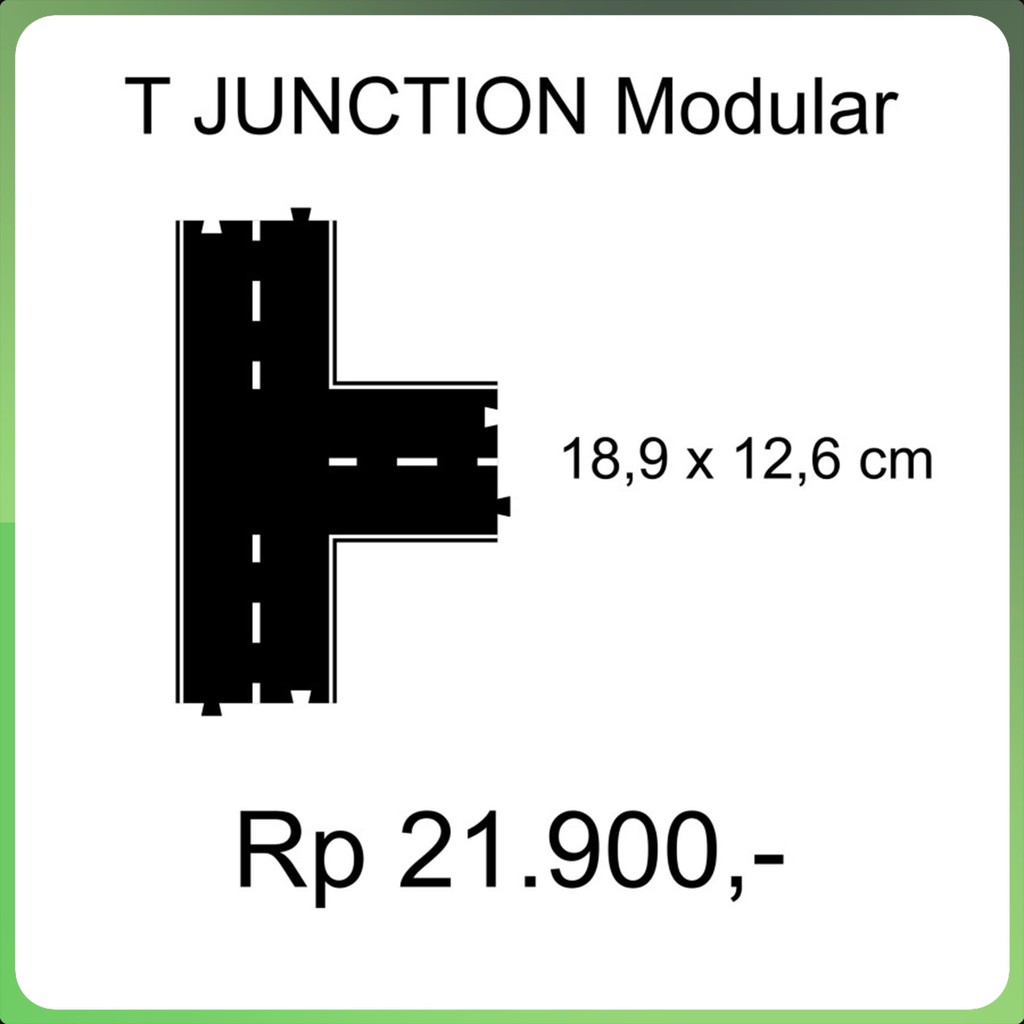 Track Roads Diorama T Junction for Car Diecast