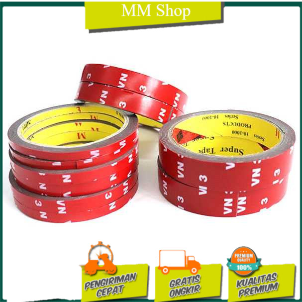 

Lakban Selotip Double Tape - JETTING - 3M 1Pcs - SC-3M