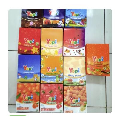 

Yupi 500 Star Bintang Ice Cream Es Krim Bear Bolicious ( 1 box isi 24 pcs )