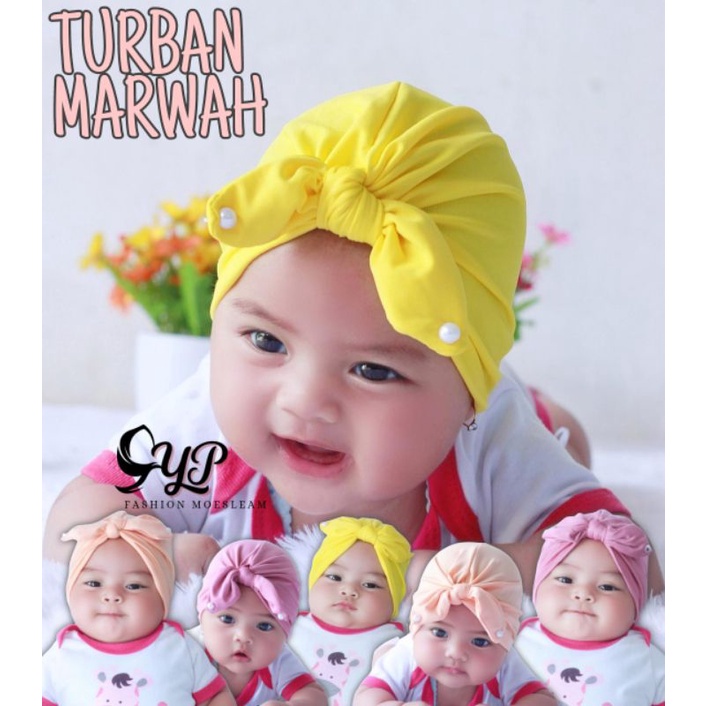 TURBAN BAYI/ANAK MARWAH ALLSIZE 0-3TH / TURBAN BABY