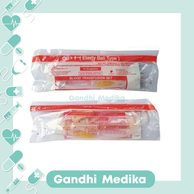 [READY & ORI] Blood set / Tranfusi set OB-1 Otsuka