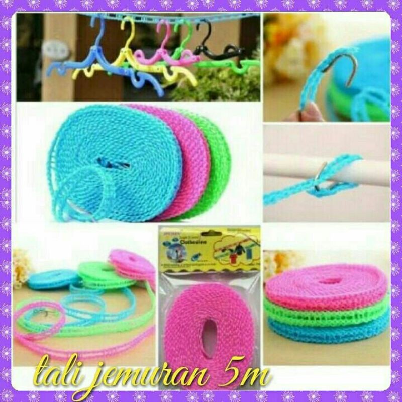 tali jemuran 5 meter