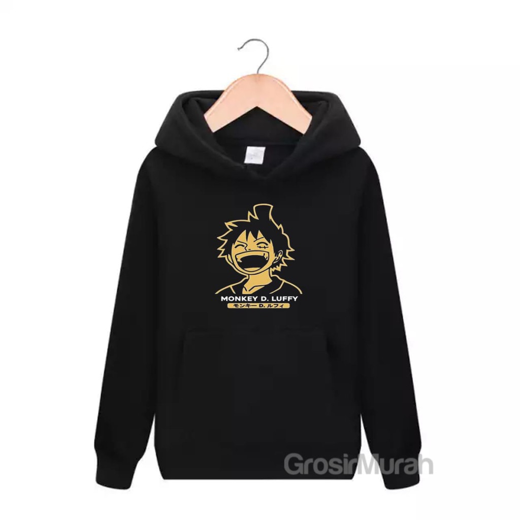 HOODIE SWEATAER Distro Anime One Piece Luffy Zoro Sanji/ Hoodie pria /Sweater One Piece