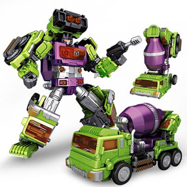 NBK Mainan Rakit Robot Devastator Transformer 6 in 1 - 3349
