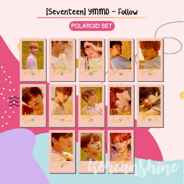 Photocard / Polaroid SEVENTEEN - YMMD