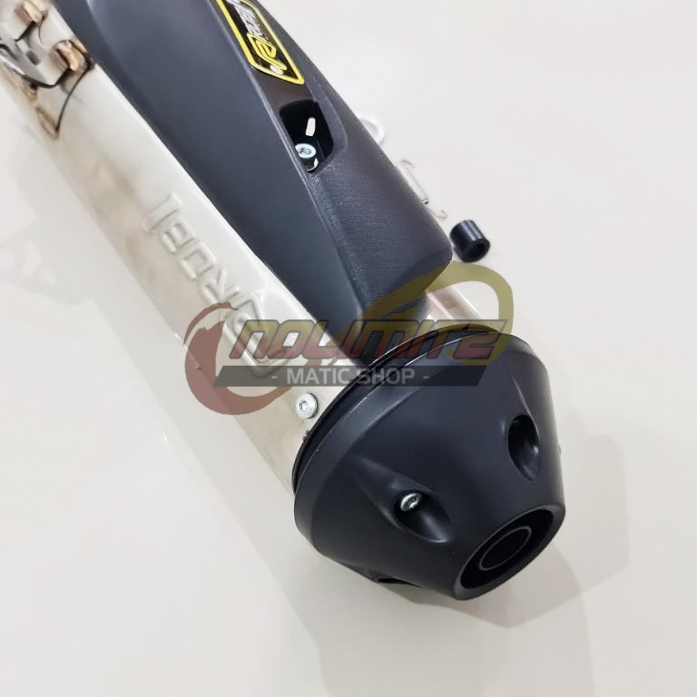 Knalpot Standar Racing Power Boom ROB1 End Cup X New Yamaha NMAX 2020 Aerox 155 Connected