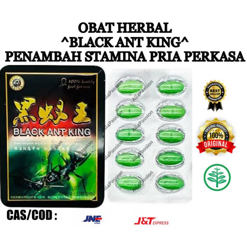 AMPUH!!! BLACK ANT KING ORIGINAL OBAT HERBAL PENAMBAH STAMINA KUAT KEJANTANAN PRIA DEWASA