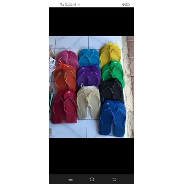 sandal jepit monte/manik khas bali