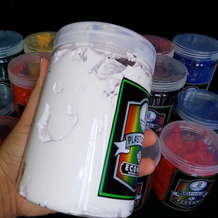 

Terbaru AIE Tinta Sablon PLASTISOL ECONOMY Brain Plus PUTIH 1kg V69 Best Produk
