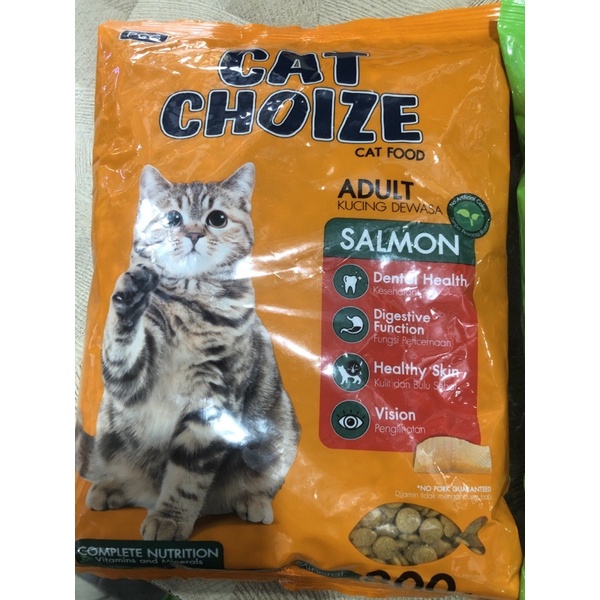 CAT CHOIZE ADULT TUNA SALMON - Makanan Pakan Premium Kucing Kering Cat Choize