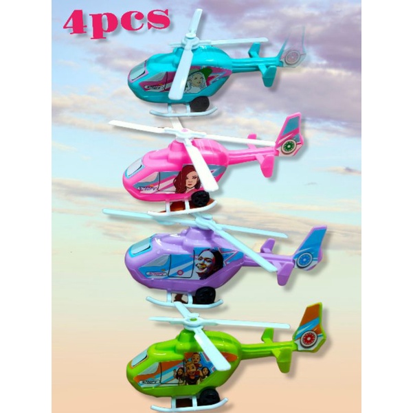 Helicopter Seleb 4 pcs  OCT 5315 Colour Mainan Anak