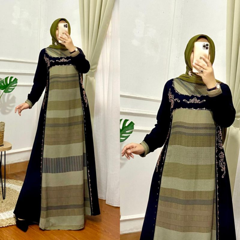 (READY SIAP KIRIM) GAMIS WADAH MUSLIM WM-06 by WADAH