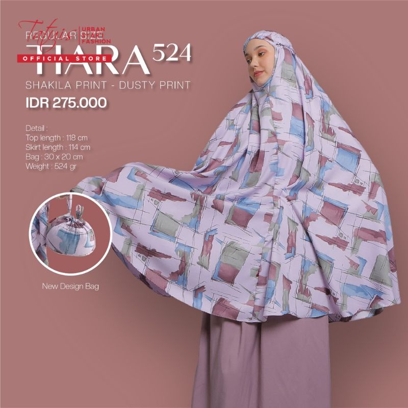 MUKENA TATUIS TIARA 524 SERIES DEWASA REGULER SHAKILA PRINT