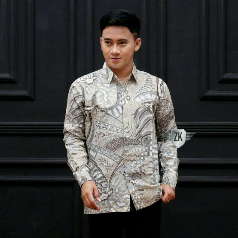 KEMEJA BATIK BAJU PRIA HRB20 M L XL XXL