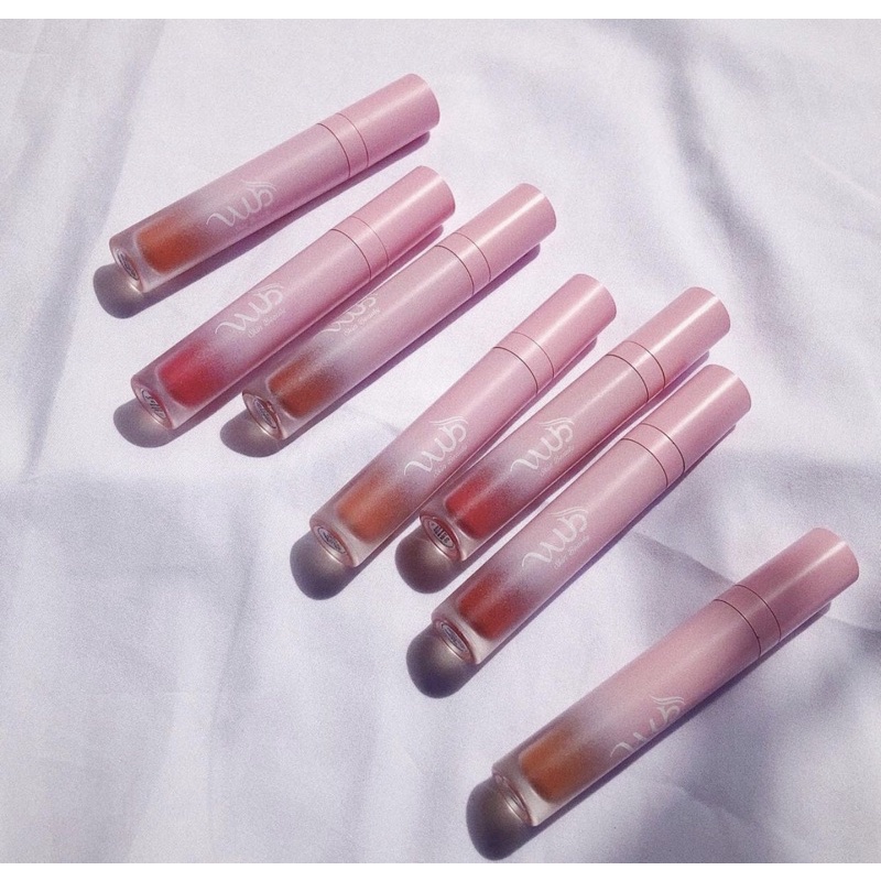 WUB Lipcream/lipstick waterproof/lipstick tahan lama (HALAL & BPOM)/Lipcream 3in1 (Lip,Eye,Cheeck)