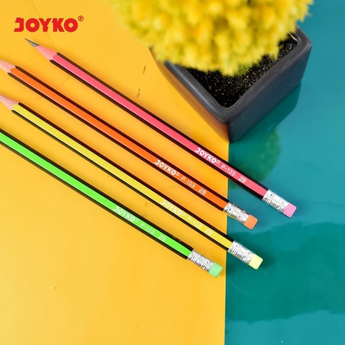 

NEW PRODUK PENCIL / PENSIL JOYKO P-103 / 2B / 1 BOX 12PCS