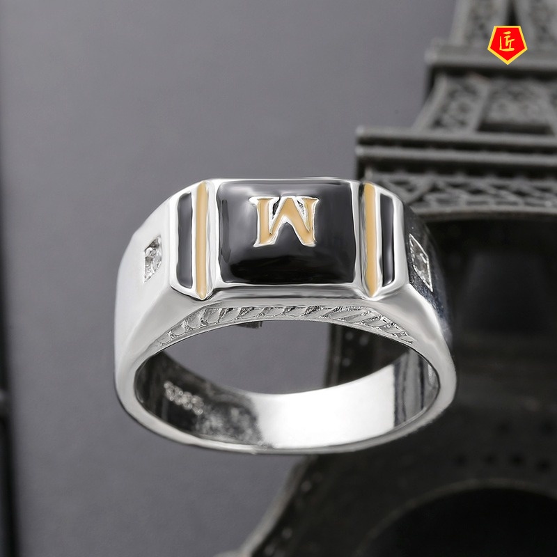 [Ready Stock]Simple Domineering Classic Men's Ring