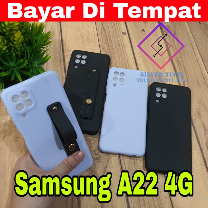 Kesing Samsung A22 4G  silikon Samsung A22 4G Softcase Samsung A22 4G Stand Case Samsung A22 4G