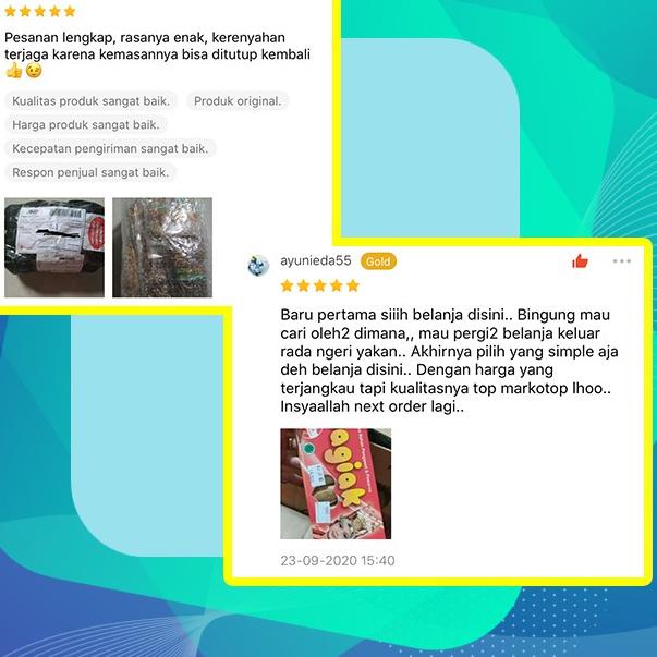 

[KODE AMAOO] Kue Bagiak Jadul / Camilan Manis Garing / Suguhan Kering Lembut Oleh Oleh Khas Banyuwangi 150gr