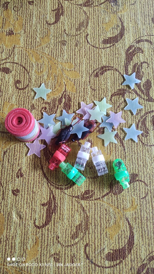 Star Wall Sticker Stiker Bintang Glow In The Dark Dinding Wallsticker Nyala Dalam Gelap Aksesoris Ka