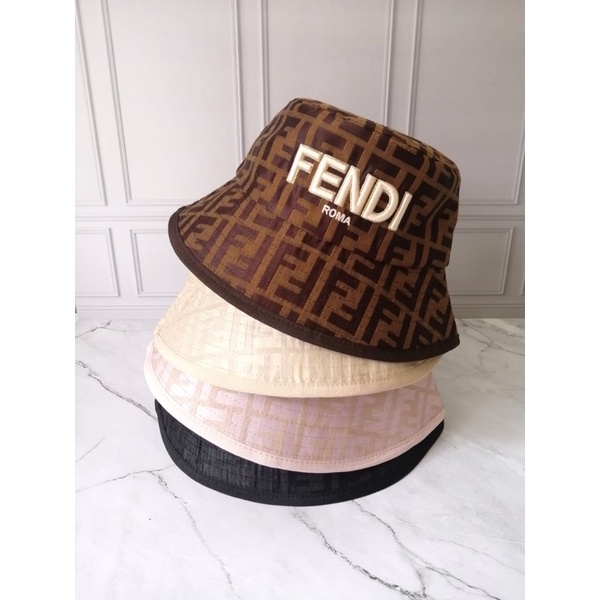 Topi Fendii Roma Bucket hat import